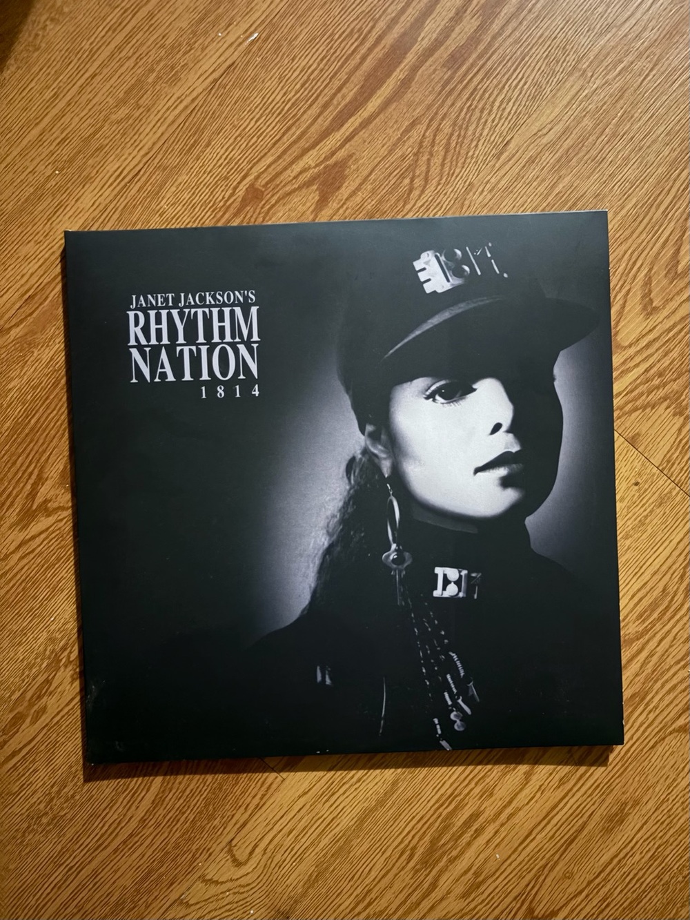 Janet Jackson Rhythm Nation 1814 Vinyl LP - Black & White Cover